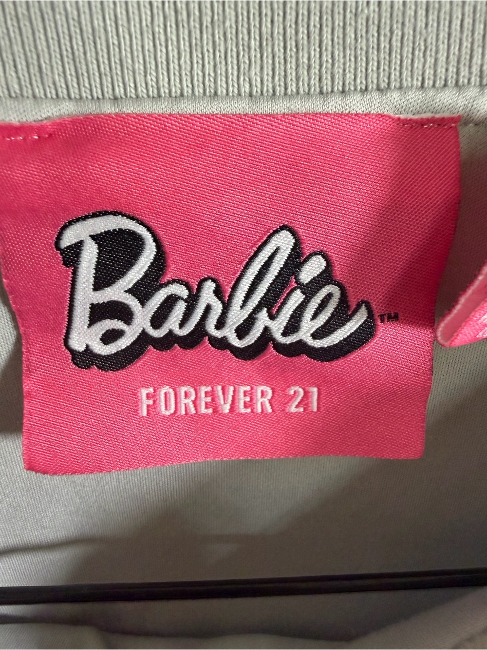 Barbie Sequin Short-Sleeve Tee - Silver with Pink Logo - Picture 6 of 8